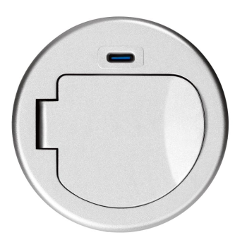 GNIAZDO MEBLOWE ORNO OR-GM-9040/G Ø6cm KABEL 1,9m 1xUSB